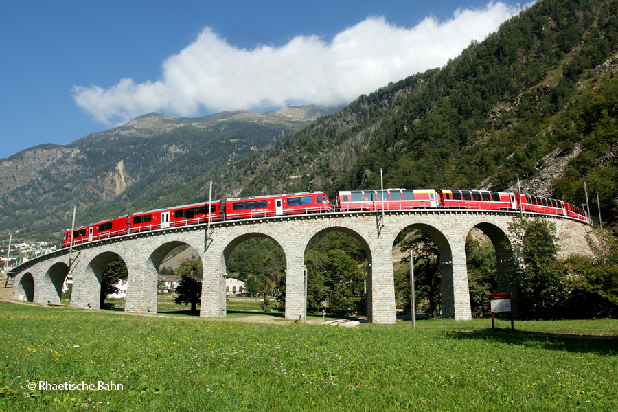 Kreisviadukt bei Brusio